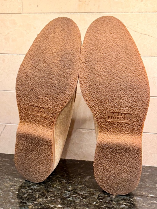 Allen Edmonds Denali Venetian Suede Loafers - Beige/Bone main image 7